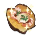 Exquisite Baked Sweet Potato and Shrimp